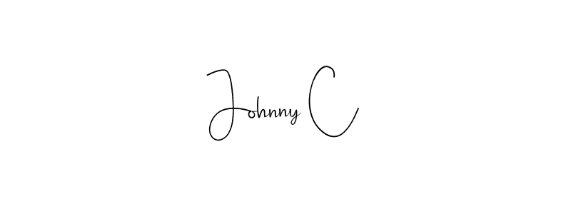 Use a signature maker to create a handwritten signature online. With this signature software, you can design (Andilay-7BmLP) your own signature for name Johnny C. Johnny C signature style 4 images and pictures png