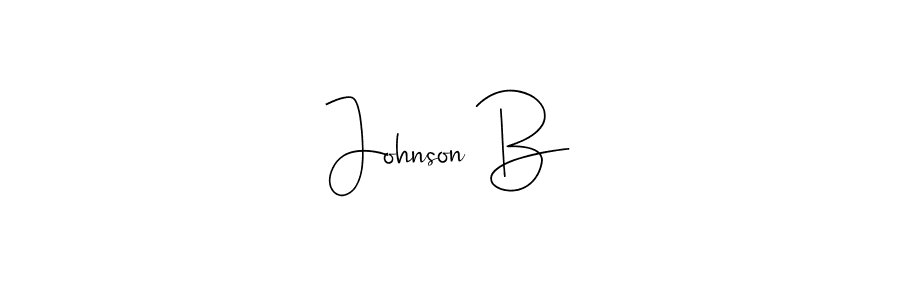 It looks lik you need a new signature style for name Johnson B. Design unique handwritten (Andilay-7BmLP) signature with our free signature maker in just a few clicks. Johnson B signature style 4 images and pictures png