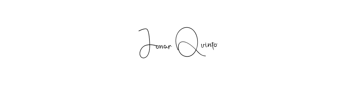 You should practise on your own different ways (Andilay-7BmLP) to write your name (Jonar Quinto) in signature. don't let someone else do it for you. Jonar Quinto signature style 4 images and pictures png