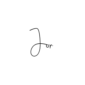 How to make Jor name signature. Use Andilay-7BmLP style for creating short signs online. This is the latest handwritten sign. Jor signature style 4 images and pictures png