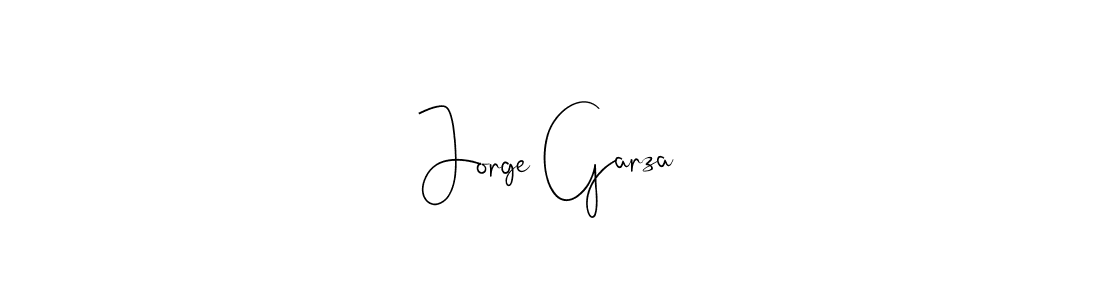 Jorge Garza stylish signature style. Best Handwritten Sign (Andilay-7BmLP) for my name. Handwritten Signature Collection Ideas for my name Jorge Garza. Jorge Garza signature style 4 images and pictures png