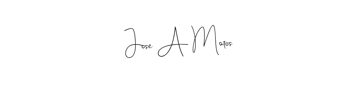 Andilay-7BmLP is a professional signature style that is perfect for those who want to add a touch of class to their signature. It is also a great choice for those who want to make their signature more unique. Get Jose A Matos name to fancy signature for free. Jose A Matos signature style 4 images and pictures png