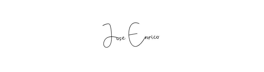 You should practise on your own different ways (Andilay-7BmLP) to write your name (Jose Enrico) in signature. don't let someone else do it for you. Jose Enrico signature style 4 images and pictures png