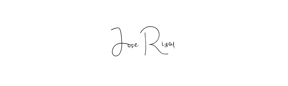 How to make Jose Rizal name signature. Use Andilay-7BmLP style for creating short signs online. This is the latest handwritten sign. Jose Rizal signature style 4 images and pictures png