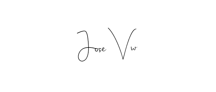 This is the best signature style for the Jose Vw name. Also you like these signature font (Andilay-7BmLP). Mix name signature. Jose Vw signature style 4 images and pictures png