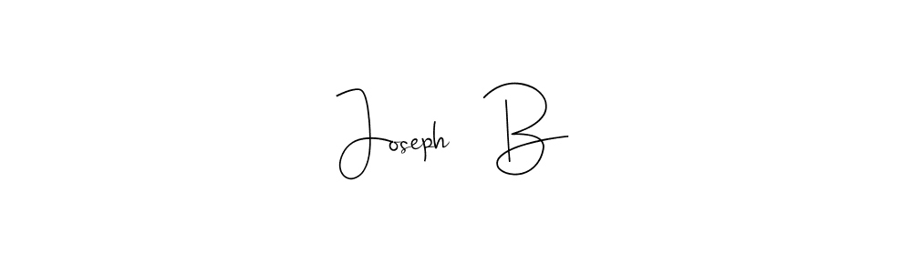 How to make Joseph   B name signature. Use Andilay-7BmLP style for creating short signs online. This is the latest handwritten sign. Joseph   B signature style 4 images and pictures png