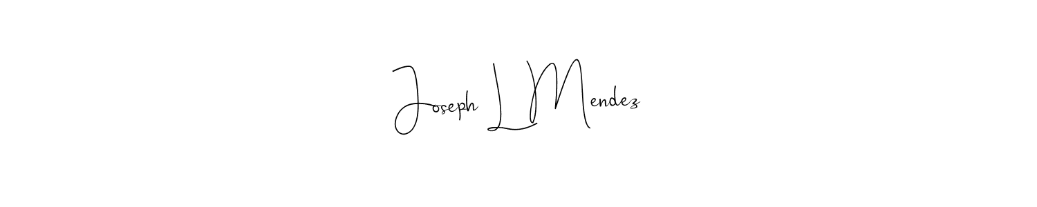 Make a beautiful signature design for name Joseph L Mendez. Use this online signature maker to create a handwritten signature for free. Joseph L Mendez signature style 4 images and pictures png