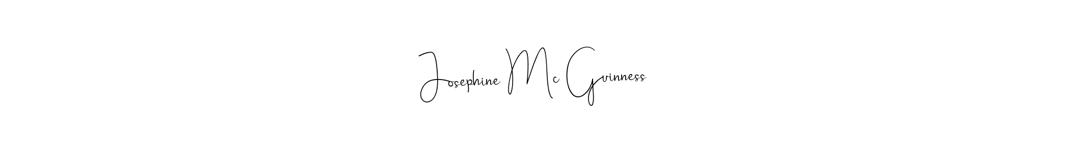 Create a beautiful signature design for name Josephine Mc Guinness. With this signature (Andilay-7BmLP) fonts, you can make a handwritten signature for free. Josephine Mc Guinness signature style 4 images and pictures png