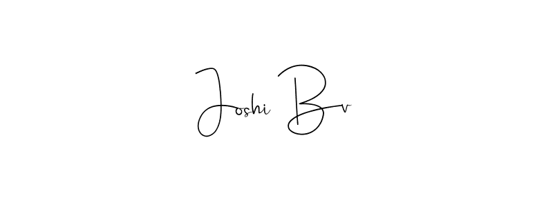 How to make Joshi Bv signature? Andilay-7BmLP is a professional autograph style. Create handwritten signature for Joshi Bv name. Joshi Bv signature style 4 images and pictures png