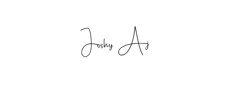 It looks lik you need a new signature style for name Joshy Aj. Design unique handwritten (Andilay-7BmLP) signature with our free signature maker in just a few clicks. Joshy Aj signature style 4 images and pictures png