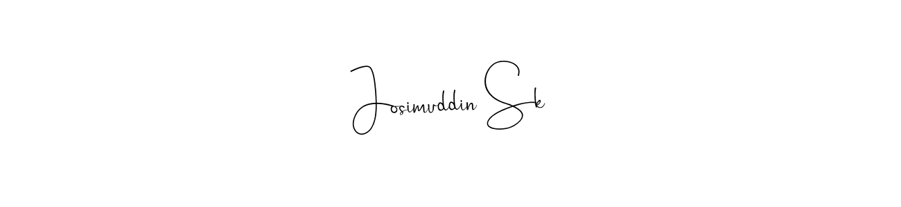 This is the best signature style for the Josimuddin Sk name. Also you like these signature font (Andilay-7BmLP). Mix name signature. Josimuddin Sk signature style 4 images and pictures png