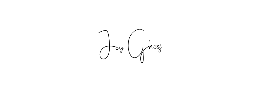 if you are searching for the best signature style for your name Joy Ghosj. so please give up your signature search. here we have designed multiple signature styles  using Andilay-7BmLP. Joy Ghosj signature style 4 images and pictures png