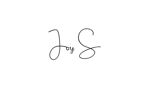 How to make Joy S name signature. Use Andilay-7BmLP style for creating short signs online. This is the latest handwritten sign. Joy S signature style 4 images and pictures png