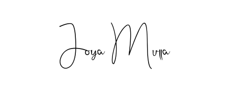Make a beautiful signature design for name Joya Mulla. With this signature (Andilay-7BmLP) style, you can create a handwritten signature for free. Joya Mulla signature style 4 images and pictures png