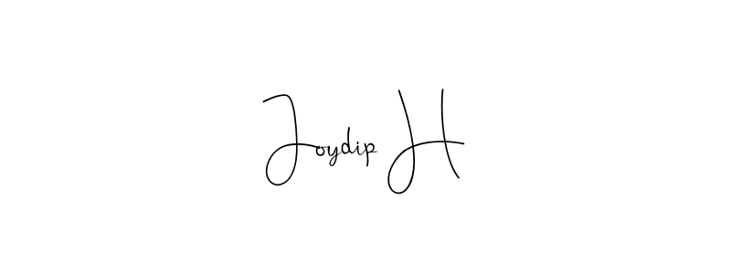 Also You can easily find your signature by using the search form. We will create Joydip H name handwritten signature images for you free of cost using Andilay-7BmLP sign style. Joydip H signature style 4 images and pictures png