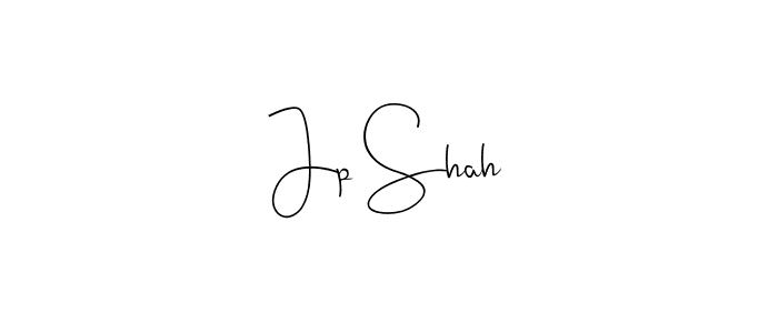 Make a beautiful signature design for name Jp Shah. With this signature (Andilay-7BmLP) style, you can create a handwritten signature for free. Jp Shah signature style 4 images and pictures png