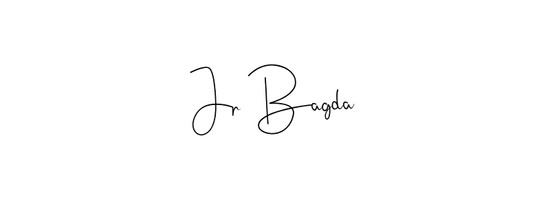 Use a signature maker to create a handwritten signature online. With this signature software, you can design (Andilay-7BmLP) your own signature for name Jr Bagda. Jr Bagda signature style 4 images and pictures png