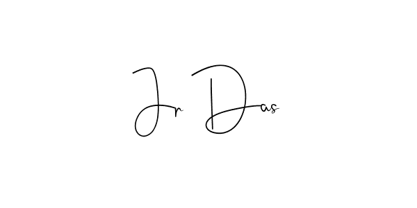 Design your own signature with our free online signature maker. With this signature software, you can create a handwritten (Andilay-7BmLP) signature for name Jr Das. Jr Das signature style 4 images and pictures png