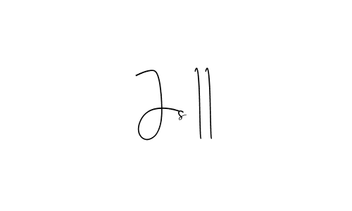 The best way (Andilay-7BmLP) to make a short signature is to pick only two or three words in your name. The name Js 11 include a total of six letters. For converting this name. Js 11 signature style 4 images and pictures png