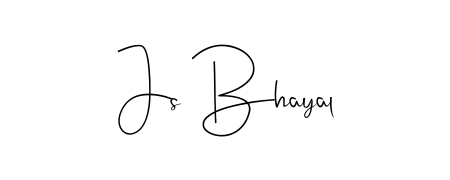 Build your personal autograph collection for name Js Bhayal with Andilay-7BmLP design. Browse, select, and save your favorites. Js Bhayal signature style 4 images and pictures png