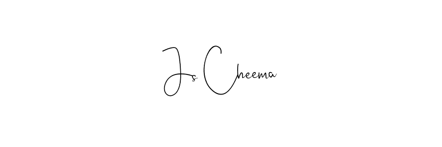 You should practise on your own different ways (Andilay-7BmLP) to write your name (Js Cheema) in signature. don't let someone else do it for you. Js Cheema signature style 4 images and pictures png