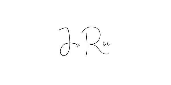 if you are searching for the best signature style for your name Js Rai. so please give up your signature search. here we have designed multiple signature styles  using Andilay-7BmLP. Js Rai signature style 4 images and pictures png