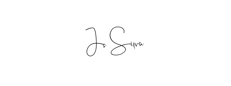 Create a beautiful signature design for name Js Silva. With this signature (Andilay-7BmLP) fonts, you can make a handwritten signature for free. Js Silva signature style 4 images and pictures png