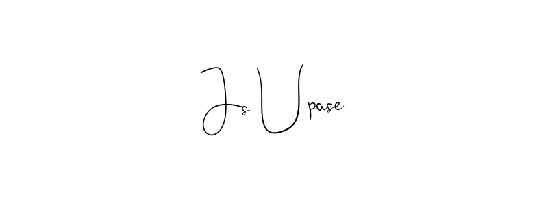 How to make Js Upase signature? Andilay-7BmLP is a professional autograph style. Create handwritten signature for Js Upase name. Js Upase signature style 4 images and pictures png