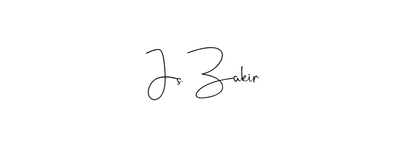 if you are searching for the best signature style for your name Js Zakir. so please give up your signature search. here we have designed multiple signature styles  using Andilay-7BmLP. Js Zakir signature style 4 images and pictures png