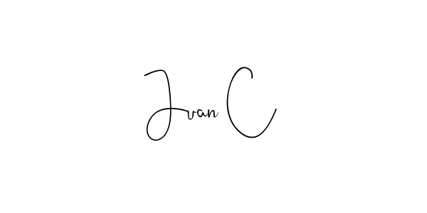 Similarly Andilay-7BmLP is the best handwritten signature design. Signature creator online .You can use it as an online autograph creator for name Juan C. Juan C signature style 4 images and pictures png