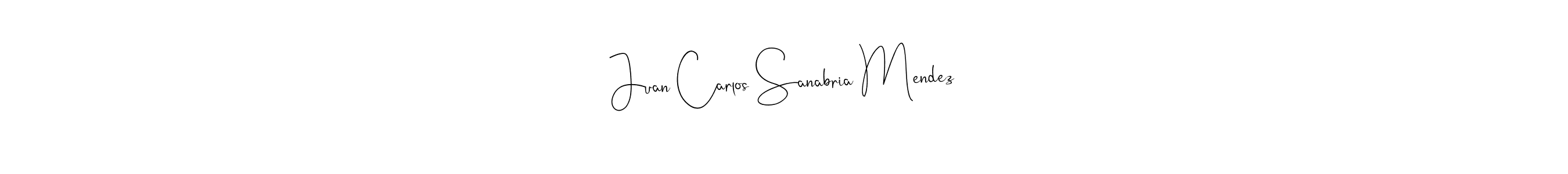 Andilay-7BmLP is a professional signature style that is perfect for those who want to add a touch of class to their signature. It is also a great choice for those who want to make their signature more unique. Get Juan Carlos Sanabria Mendez name to fancy signature for free. Juan Carlos Sanabria Mendez signature style 4 images and pictures png