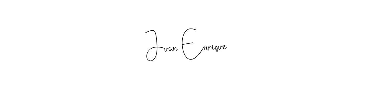 Also we have Juan Enrique name is the best signature style. Create professional handwritten signature collection using Andilay-7BmLP autograph style. Juan Enrique signature style 4 images and pictures png