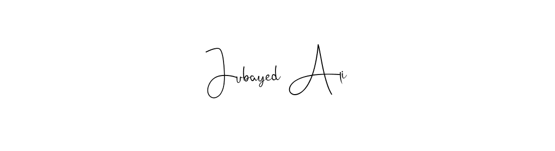 The best way (Andilay-7BmLP) to make a short signature is to pick only two or three words in your name. The name Jubayed Ali include a total of six letters. For converting this name. Jubayed Ali signature style 4 images and pictures png