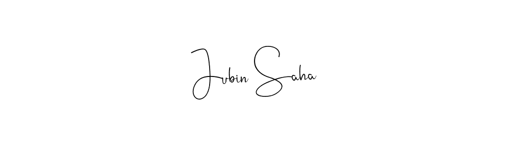 Design your own signature with our free online signature maker. With this signature software, you can create a handwritten (Andilay-7BmLP) signature for name Jubin Saha. Jubin Saha signature style 4 images and pictures png