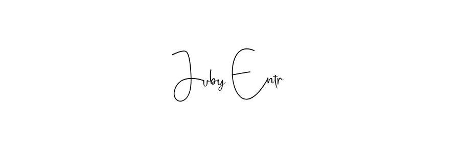 Also You can easily find your signature by using the search form. We will create Juby Entr name handwritten signature images for you free of cost using Andilay-7BmLP sign style. Juby Entr signature style 4 images and pictures png