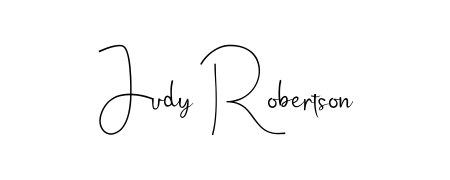 Use a signature maker to create a handwritten signature online. With this signature software, you can design (Andilay-7BmLP) your own signature for name Judy Robertson. Judy Robertson signature style 4 images and pictures png