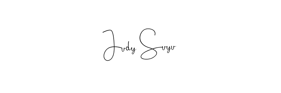 How to make Judy Suyu signature? Andilay-7BmLP is a professional autograph style. Create handwritten signature for Judy Suyu name. Judy Suyu signature style 4 images and pictures png