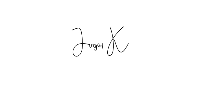 Similarly Andilay-7BmLP is the best handwritten signature design. Signature creator online .You can use it as an online autograph creator for name Jugal K. Jugal K signature style 4 images and pictures png