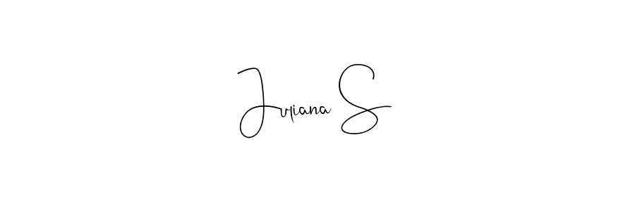 This is the best signature style for the Juliana S name. Also you like these signature font (Andilay-7BmLP). Mix name signature. Juliana S signature style 4 images and pictures png