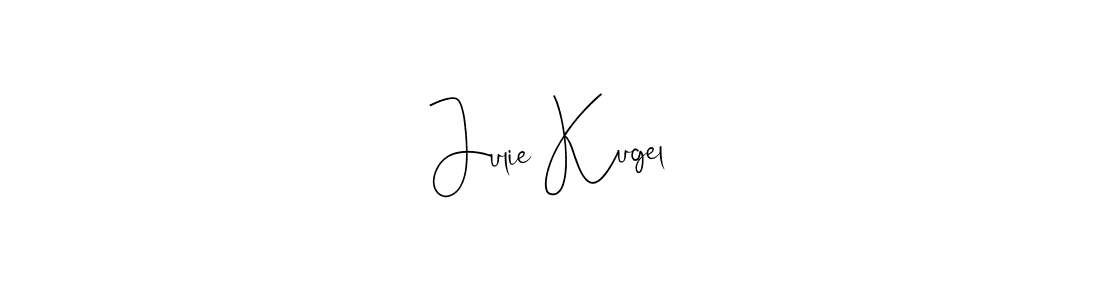 Use a signature maker to create a handwritten signature online. With this signature software, you can design (Andilay-7BmLP) your own signature for name Julie Kugel. Julie Kugel signature style 4 images and pictures png