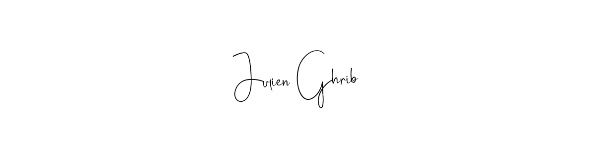 You can use this online signature creator to create a handwritten signature for the name Julien Ghrib. This is the best online autograph maker. Julien Ghrib signature style 4 images and pictures png