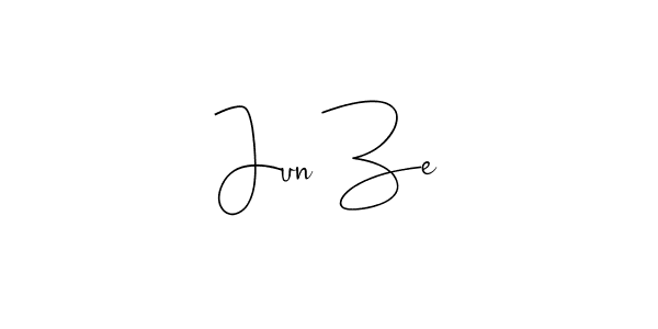 Once you've used our free online signature maker to create your best signature Andilay-7BmLP style, it's time to enjoy all of the benefits that Jun Ze name signing documents. Jun Ze signature style 4 images and pictures png
