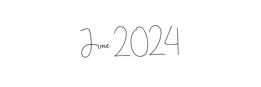 Create a beautiful signature design for name June 2024. With this signature (Andilay-7BmLP) fonts, you can make a handwritten signature for free. June 2024 signature style 4 images and pictures png