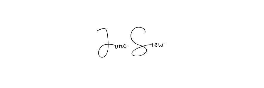 Create a beautiful signature design for name June Siew. With this signature (Andilay-7BmLP) fonts, you can make a handwritten signature for free. June Siew signature style 4 images and pictures png