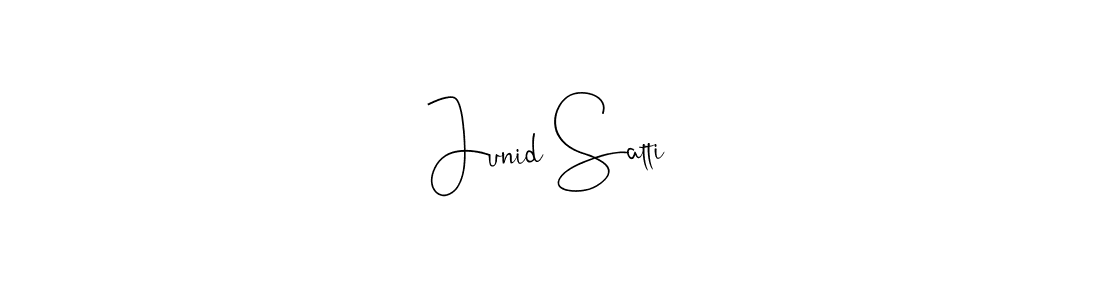 The best way (Andilay-7BmLP) to make a short signature is to pick only two or three words in your name. The name Junid Satti include a total of six letters. For converting this name. Junid Satti signature style 4 images and pictures png