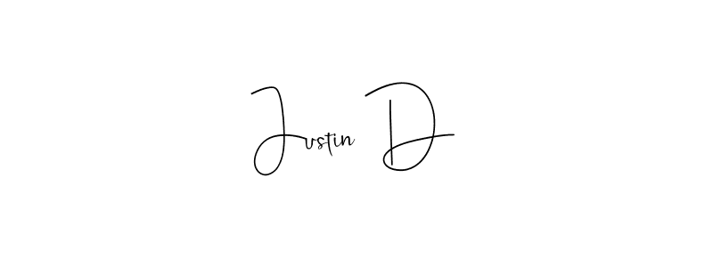 Also You can easily find your signature by using the search form. We will create Justin D name handwritten signature images for you free of cost using Andilay-7BmLP sign style. Justin D signature style 4 images and pictures png