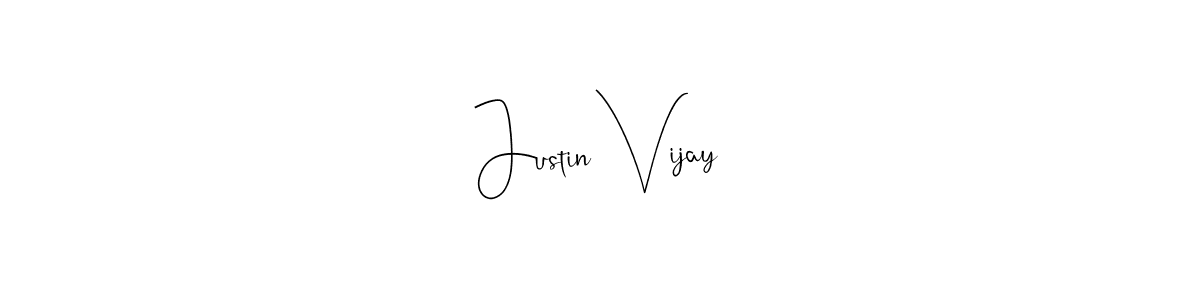 Here are the top 10 professional signature styles for the name Justin Vijay. These are the best autograph styles you can use for your name. Justin Vijay signature style 4 images and pictures png