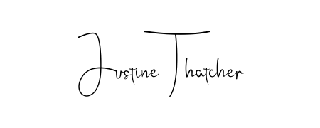 Andilay-7BmLP is a professional signature style that is perfect for those who want to add a touch of class to their signature. Get Justine Thatcher name fancy signature for free. Justine Thatcher signature style 4 images and pictures png