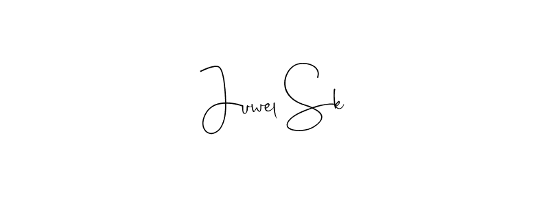 Andilay-7BmLP is a professional signature style that is perfect for those who want to add a touch of class to their signature. It is also a great choice for those who want to make their signature more unique. Get Juwel Sk name to fancy signature for free. Juwel Sk signature style 4 images and pictures png