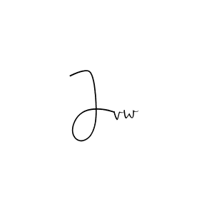 Jvw stylish signature style. Best Handwritten Sign (Andilay-7BmLP) for my name. Handwritten Signature Collection Ideas for my name Jvw. Jvw signature style 4 images and pictures png